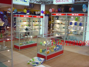 钛合金精品货架与旋转展示柜的设计服务